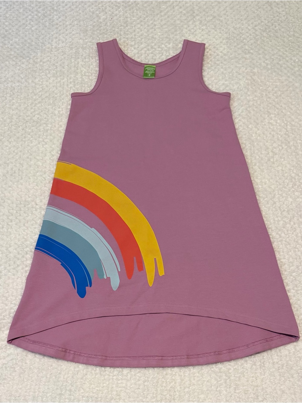 Peekaboo Beans Rainbow Tank Dress